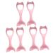 Healeved 6 Pcs Mascara Brush Make up Tools for Women Eye Makeup Tool Makeup Mascara Lash Tool Pink