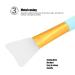 Soft Head Face Mask Brush | Silicone Mask Applicator for Foundation & Cream | Beauty Tool for Salon & Home Use - Blue - Buy Online on SooperMarket.com
