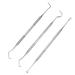 RHXWFDG 3 Pcs Pet Tooth Scaler Cleaning Kit Dog Dental Tooth Scaler Stainless Double Headed Tarter Remover Pet Dental Tools Pet Teeth Cleaning Tools for for Dogs Cats