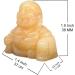 TRUSTTWO 1.5" Buddha Statue Natural Healing Crystal Reiki Chakra Spiritual Hand Carved Stone Maitreya Figurine Crafts Home Lucky Decor The White Turquoise - Buy Online on SooperMarket.com