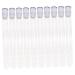 Baluue 10pcs Hollow Pipe with Drill Mascara Tube and Brush Clear Mascara Eyelash for Eyelash Fake Eyelashes 11x1.2cm Random Color
