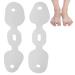 Silicone Toe Separator 1 Pair for Toe Straightening and Bunion Relief - Toe Correction Pads for Yoga and Correct Toes - Hammer Toe Corrector for Women and Men - Buy Online on SooperMarket.com