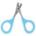 ConairPro Cat Nail Clipper Trimmer Stainless Steel Cutting Blades Nonslip XSmall, Blue