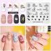 Nail Stamping Plate Fashion Food Fruit Summer Cake Fish Ice Cream Theme Multi-Pattern Stamp Print Image Stamp Template Nail Art for Nail Design 6# - Buy Online on SooperMarket.com