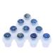 Furnido 10 Pack Natural Crystal Stones Roller Balls For Essential Oils Use of Standard 5ml 10ml Replacement Roller Balls Essential Oil Roller Bottles Polished Gemstone With Plastic Insert Lapis Lazuli