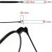 RANARA Metal Glasses Temple Replacement - Black Glasses End Tips & Legs Accessories | 1 Pair Adjusted for Comfort - Buy Online on SooperMarket.com