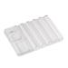 Worparsen Nail Art Palette Eye-catching Vivid 7 Slots Nail Art Brush Holder Compatible with Women Clear