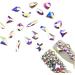 Rhinestones Nail Gems Nail Art Accessories with Pick Up and Rhinestone Picker Dotting Pen Flat Back Gems for Nails Face Clothes Craft - Buy Online on SooperMarket.com