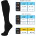 Aoliks Copper Compression Socks 15-20 mmHg for Men & Women - 4 Pairs Black, Small-Medium - Buy Online on SooperMarket.com