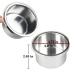 FIGHTART 500cc Wax Pot Replacement Inner Pan Tin Container - Hair Removal Waxing Can 14oz - Buy Online on SooperMarket.com
