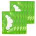 Lunamoon eye pads for eyelash extension eyelashes pads eyelash extension pad eyelash pad eyeliner coloring pad eyeliner lifting pad eye gel patch for eyelash extensions 50 pairs (flower-green)