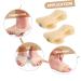 STAHAD Magnetic Toe Splitter with Nursing Clip Board - Toe Separator for Pedicure, Nail Care & Bunion Correction - Buy Online on SooperMarket.com