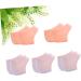 FOMIYES 10 Pairs Silicone Foot Heel Socks Cushion Sleeves Protective Sleeve Silicone Heel Grips Walking Accessories Reusable Moisturizing Feet Moisturizing Socks Foot Spa Socks Boots Crack - Buy Online on SooperMarket.com