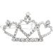 Rayminsino 4 Pack Dog Hair Clips with Crystal-Strass Crown | Cute Accessories for Small & Medium Long-Haired Pets - Buy Online on SooperMarket.com