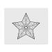2 x Microfiber Glasses Cleaning Cloths "Decorative Star" (LC00024234)