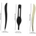 Healeved 2 Sets Eyebrow Tweezers for Women Slant Tip Tweezers Facial Hair Removal Tweezers Blackhead Tweezers Makeup Kits Eyebrow Plucking Kit Eyebrow Clip Tweezers Eyebrow Makeup Tool - Buy Online on SooperMarket.com