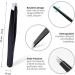 Pluck Econtal Black Tweezers with Case | Professional Sloping Eyebrow Hair Plucking Tool - Buy Online on SooperMarket.com