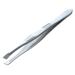 Peowuieu Silver Tone Stainless Steel 3.5" Length Tweezer for Eyebrow