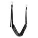 Soft more convenient light back extension lumbar vertebrae traction device with decompression lumbar vertebrae traction belts for trips in the home office car (black)