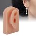 Silicone Ear Model for Piercing Training | Soft Flexible & Reusable Human Ear Display (Dark Skin Color) - International Shipping Available - Buy Online on SooperMarket.com