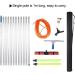 5m-12m Window Cleaning Pole Outdoor Water Fed Telescopic 2 in 1 Brush Squeegee Attachment Professional Extendable Cleaner Conservatory Roof Gutters(50cm Brush 8m pole) 55cm Brush Head 8M/27FT - Buy Online on SooperMarket.com