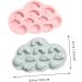 6 Pcs Silicone Mold Silicone Ice Mold Cake Mold Chocolate Mold Cookie Mold Baking Mold Biscuit Kitchen Supplies Silica Gel 22.6X14.5X1.5CMx3pcs Assorted Colorx3pcs - Buy Online on SooperMarket.com