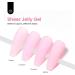 Beetles Jelly Gel Nail Polish in Translucent Sheer Pink - 15ml - Buy Online on SooperMarket.com