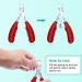 URAQT Precision Toenail Clippers - Heavy Duty Stainless Steel Cutter for Thick Nails with Protective Cover - Buy Online on SooperMarket.com
