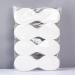 400 Sheets Disposable Non-Woven Eye Mask Paper Cotton Covers for Skincare Spa - White - 7.48 x 2.48 Inch - Buy Online on SooperMarket.com