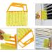 Cleaner Cloth Brushes Louver Curtain Cleaning Brush Vent Blinds Car Window Groove Shutter Duster Air Conditioner Cleaning Tool 1pc Green - Buy Online on SooperMarket.com