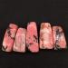 100g Natural Polished Rose Quartz Gravel Rhodonite Tumbled Stone for Decoration - Buy Online on SooperMarket.com