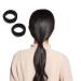 LEBQ 200 Mini Hair Bands for Girls & Babies - Soft Elastic Hair Ties in Black | Perfect for Kids' Hairstyles - Buy Online on SooperMarket.com