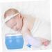 KOMBIUDA Travel Toddler for Mom Sponge Baby After Dusting Plastic Bath Container with Body Care Portable Powder Use Empty Puff Blue Cosmetic White Talcum Newborn Home Infant Face Case 2pcs 1 count (Pack of 1) - Buy Online on SooperMarket.com