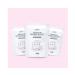 Momoup Organic Cotton Sheets 200 Pieces/Bag 100% Organic Unbleached (2# Double Effect Makeup Pads - 3 Bags)