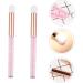 Baluue 2pcs Nose Brush Eyeshadow Brush Makeup Eyeshadow Lady Parts Eye Makeup Accessory Aluminum Tube Pink - Buy Online on SooperMarket.com