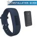Adjustable Replacement Wristbands for Garmin Vivofit 3/jr/jr 2 - 3 Pack Black/Navy/Gray - Kids, Women, Men - Regular Fit (6.0-9.0 in) - Watch Buckle - iBREK (No Tracker) - Buy Online on SooperMarket.com