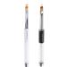 LWBTOSEE 2pcs Ombre Nail Brush for Nail Art Gradient Painting Rhinestone Handle Drawing UV Gel Pen Manicure Nail Art Brush Tool (Black&White) LWBTOSEE 2pcs(B+W)