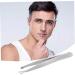 Nose Hair Tweezers Stainless Steel Round Tip Face Hair Remover Eyelash Eyebrow Tweezers Manicure Tackle - Buy Online on SooperMarket.com