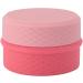 Silicone Cream Jars with Spoon Travel Silicone Makeup Container Refillable Empty Trinkets Pills Portable Proof for Outdoor Use (Pink) - Buy Online on SooperMarket.com