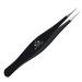 Fine Point Tweezers for Women and Men  Splinter, Ticks, Facial or Chin Hair, Brow and Ingrown Hair Removal  Sharp, Needle Nose, Stainless Steel, Surgical Tweezers Precision Pluckers Majestic Bombay Black