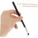 CANIGHT 6pcs Flat Eyebrow Brush Eyeliner Tool Eyeshadow Brush Eye Lash Brush Eye Brush Black Wooden Handle - Buy Online on SooperMarket.com