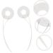 PLAFOPE 2pcs Hairdressing Ceramic Coil Heated Curlers Replacement Hot Ring Coils Heating Coil White Ceramics - Buy Online on SooperMarket.com