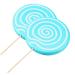 VILLFUL 2pcs Simulation Lollipop Popular Toys Lollipop Props Large Music Decor Lollipop Display Lollipop Photo Lollipop for Photo Bulk Toys Candy Cane Pool Party Wooden Ornament Oversized Blue 35X14X1CM