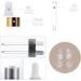 5Pcs Transparent Dropper Bottle 20ML Plastic Eye Dropper Bottles for Essential Oil Pipette Refillable - with Measured Pipette Funnel and Labels (White + Gold Cap) 20ml White + Gold Cap - Buy Online on SooperMarket.com