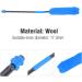 Dauerhaft 0.7in Paintball Barrel Swab Squeegee Cleaner - Blue | Fast & Easy Paintball Gun Maintenance Tool - Buy Online on SooperMarket.com