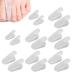 Toe separators 8-pack (S+L) gel toe spreader spacers smooth iron bale toe corrections to relax the toes hammer toes alignment of the big toes corrector and spacer