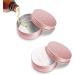 Yue Qin 15-Piece 10ml Aluminum Empty Jar Set - Travel Cream & Cosmetics Containers with Lids - Perfect for Lotions Creams and Mini Candles - Stylish Rose Gold Finish - Buy Online on SooperMarket.com