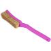 Bouldering Brush with Thick Boar's Hair Bristles | Rock Climbing Holds Cleaner | Indoor/Outdoor Climbing Chalk Brush - Black & Purple - Buy Online on SooperMarket.com