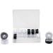 SINGER 30027 Class 66 Transparent Bobbins - 12 Black & White Threaded Bobbins - Buy Online on SooperMarket.com