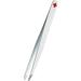 Rubis tweezers slanted - non-slip - cosmetic tweezers made of stainless steel - eyebrow tweezers white ...